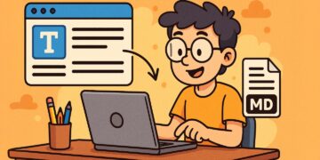 Weboldalak szövegének másolása markdown formázással, bármely szövegszerkesztőbe