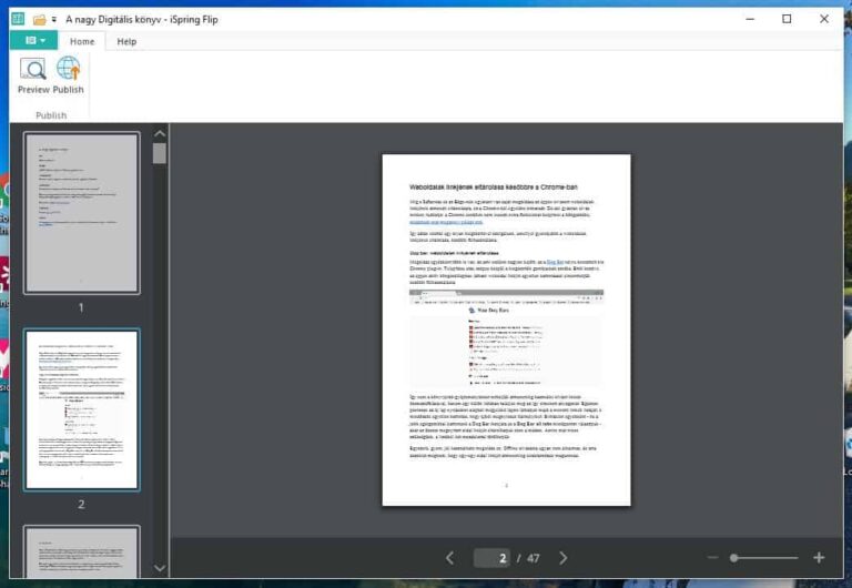 iSpring Suite: interaktív lapozható HTML5 e-book létrehozása - Techwok