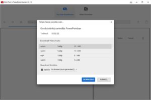 Ingyenes Youtube videó letöltő program, videokonvertálási funkcióval ...