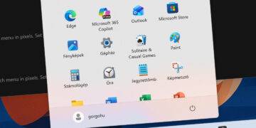Start menü méretének csökkentése vagy növelése Windows 11 alatt